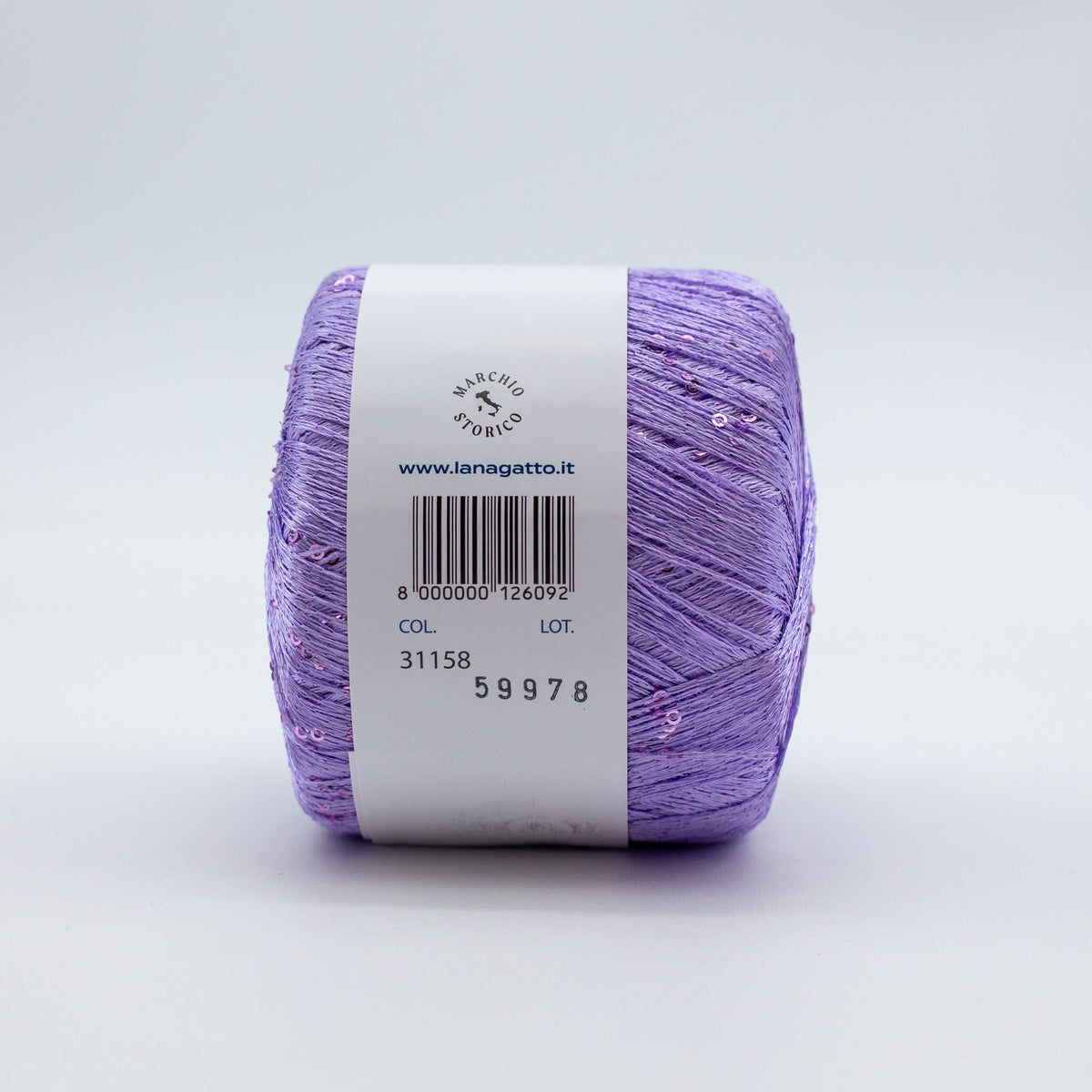 Sequins /Lana Gatto/ 25g 195m #31158 "Lavender purple"