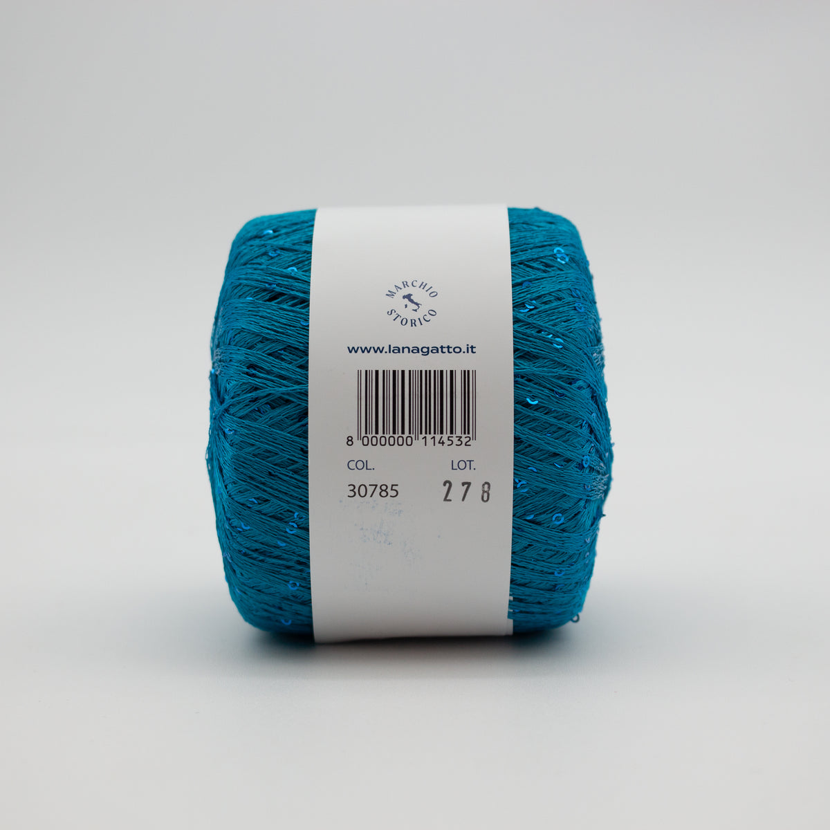 Paillettes /Lana Gatto/ 25g 195m #30785 "Türkiis"