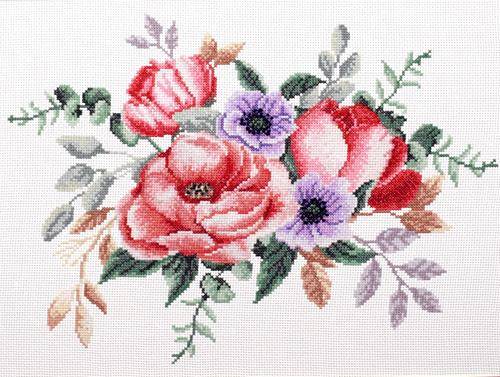 ELEGANT BOUQUET - izšūšanas komplekts /Ladybird/ 34.2 x 25.2 cm