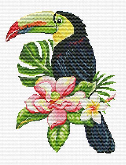 TOUCAN - izšūšanas komplekts /Ladybird/ 26 x 34 cm