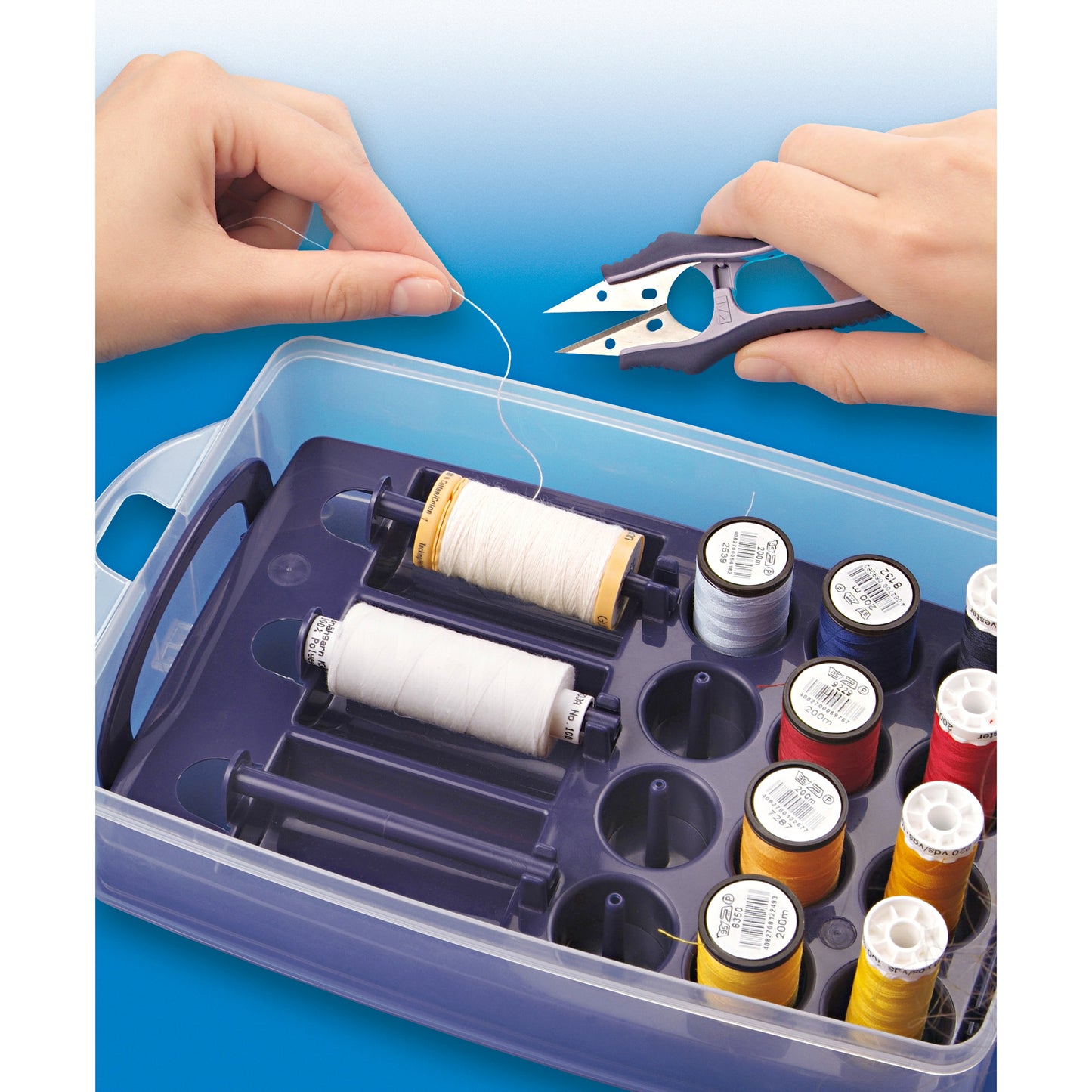 PRYM Staple box with thread organizer