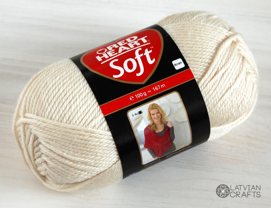 Soft /Red Heart/ 100g #00002 "Natural"