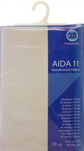 Canvas Aida 11ct, 39 x 45 cm "Beige"/RTO