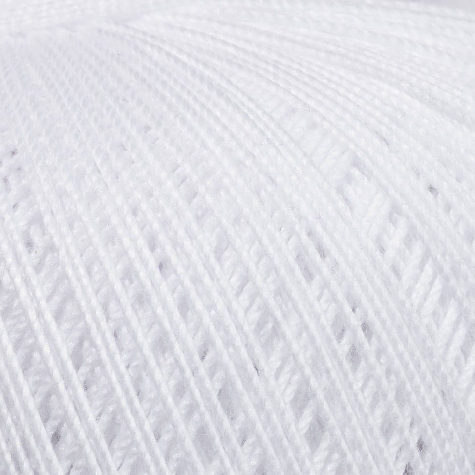 Lacy /Soffie Crafts/ 50g / No.10 #00001 "White"