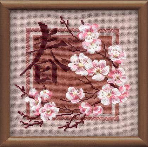 Kevad - tikkimiskomplekt /RIOLIS/ 20 x 20 cm