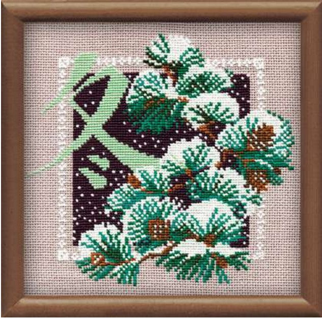 Winter embroidery kit /RIOLIS/ 20 x 20 cm