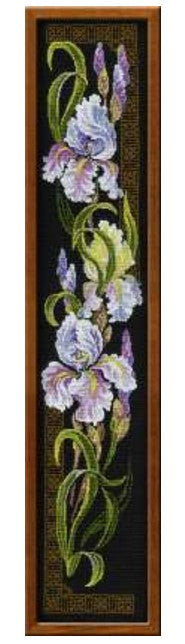 Irises - embroidery kit /RIOLIS/ 20 x 92 cm