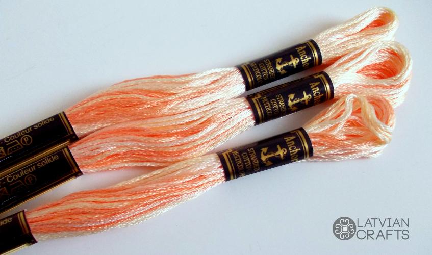 Embroidery thread Anchor Stranded Cotton multicolor, 100% cotton, 8m, #01318