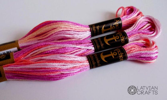Embroidery thread Anchor Stranded Cotton multicolor, 100% cotton, 8m, #01320