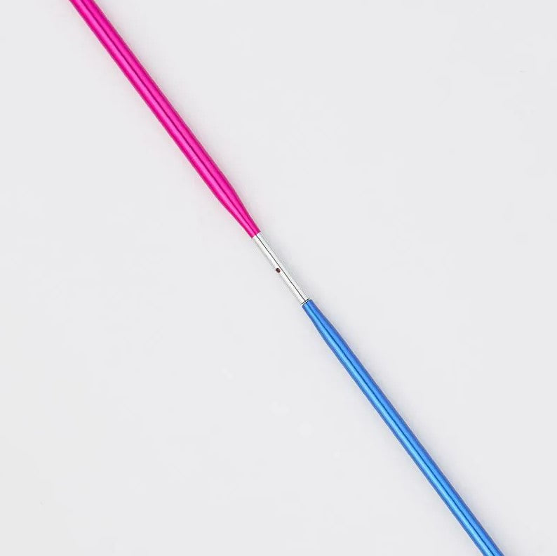 Tunisian/Tunisian crochet hook connectors