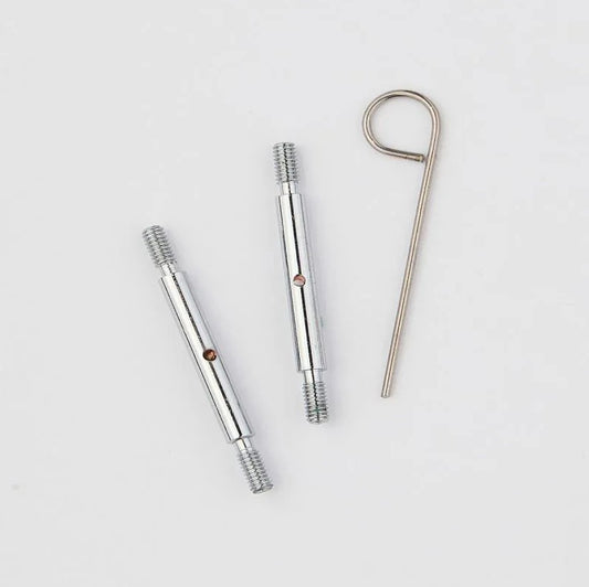 Tunisian/Tunisian crochet hook connectors