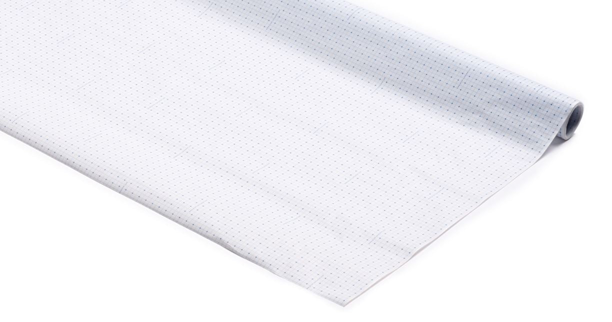 Papīrs piegrieztnēm ar rūtojumu - 1m x 10m rullis /Prym