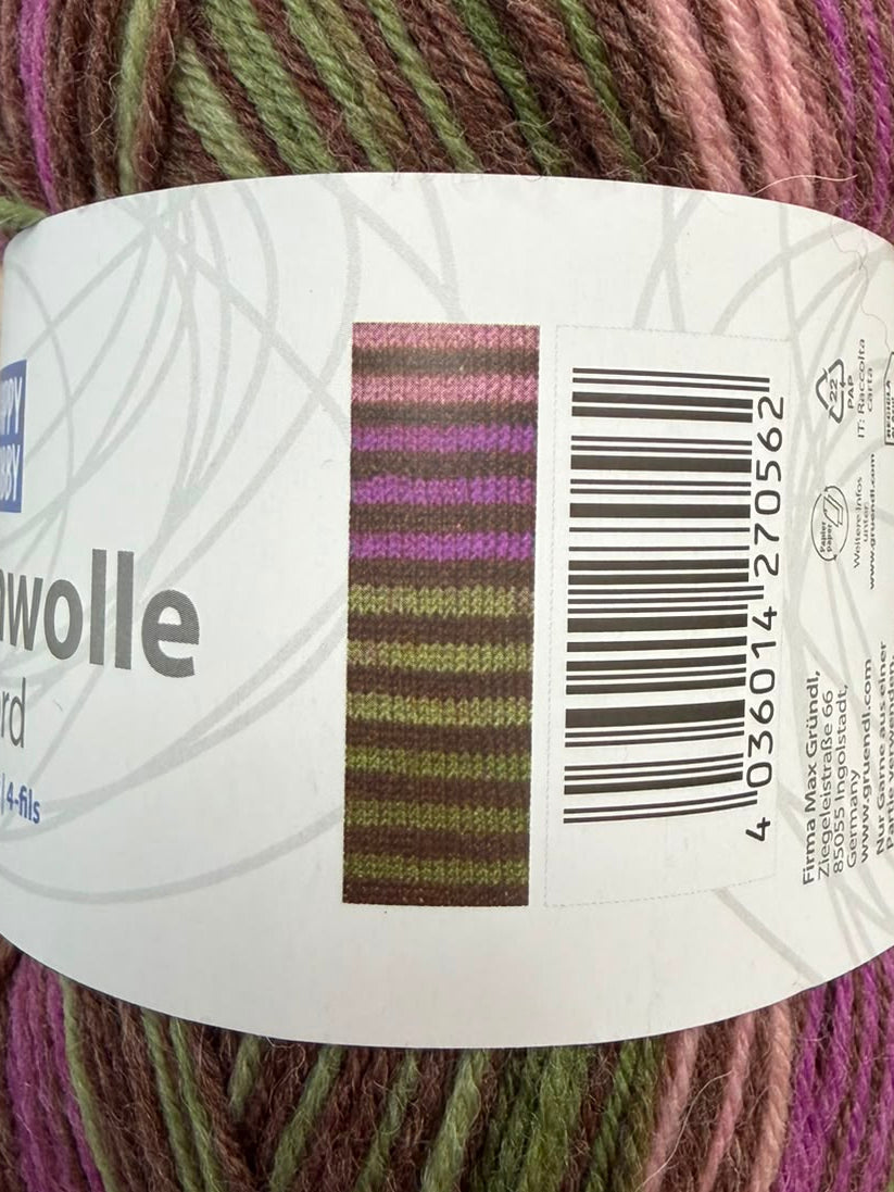 Sockenwolle Oxford /Happy Hobby/ 4-diegu zeķu dzija 100g #03