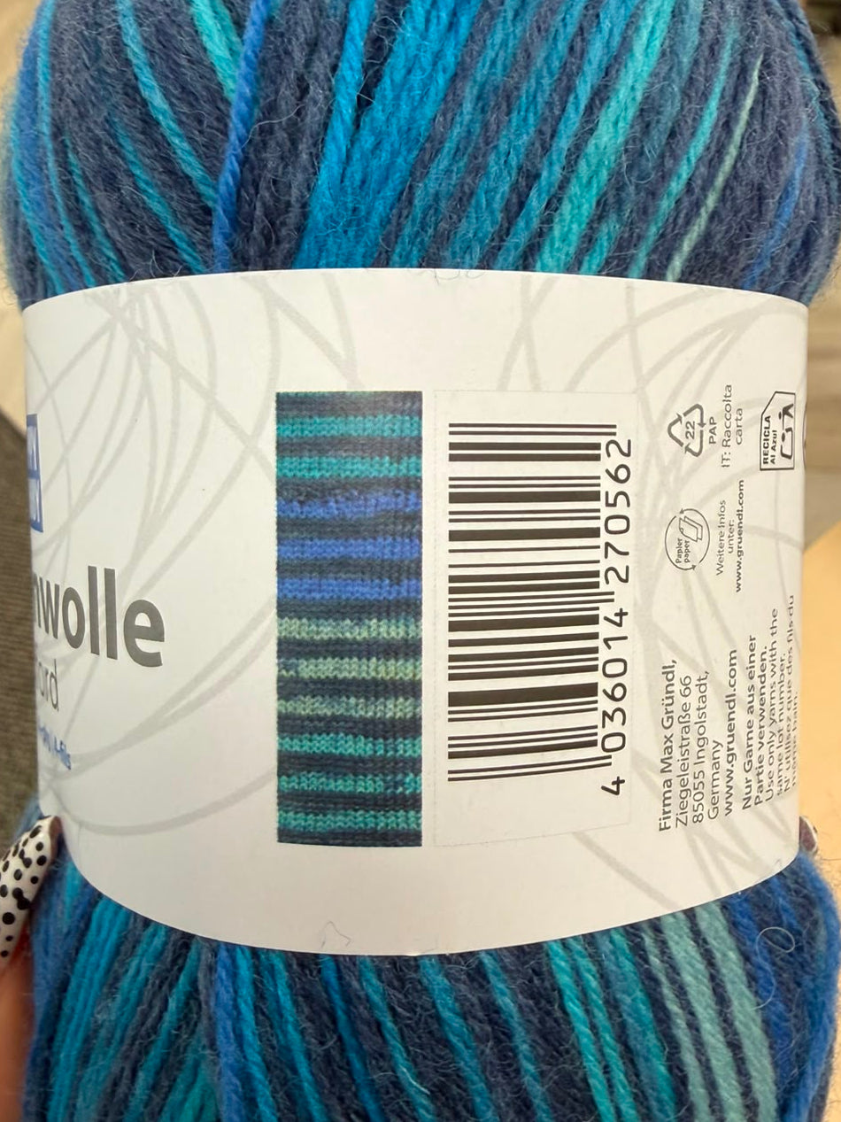 Sockenwolle Oxford /Happy Hobby/ 4-diegu zeķu dzija 100g #04
