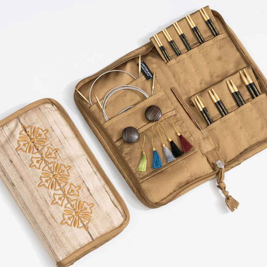 Lantern Moon ANCESTRY /10cm Short Interchangeable Circular Knitting Needle Set with Cables /KnitPro/ 9 Sizes