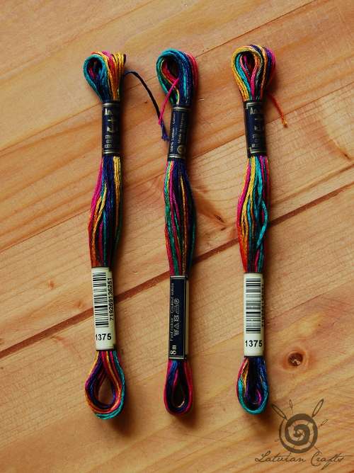 Embroidery thread Anchor Stranded Cotton multicolor, 100% cotton, 8m, #01375