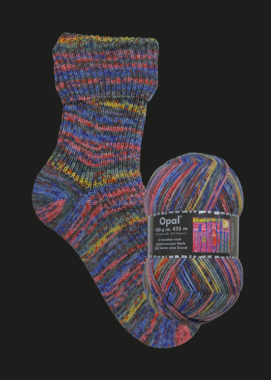 OPAL 4-ahelaline Hundertwasser III kollektsioon 100g #3205 "Aed ilma maata"