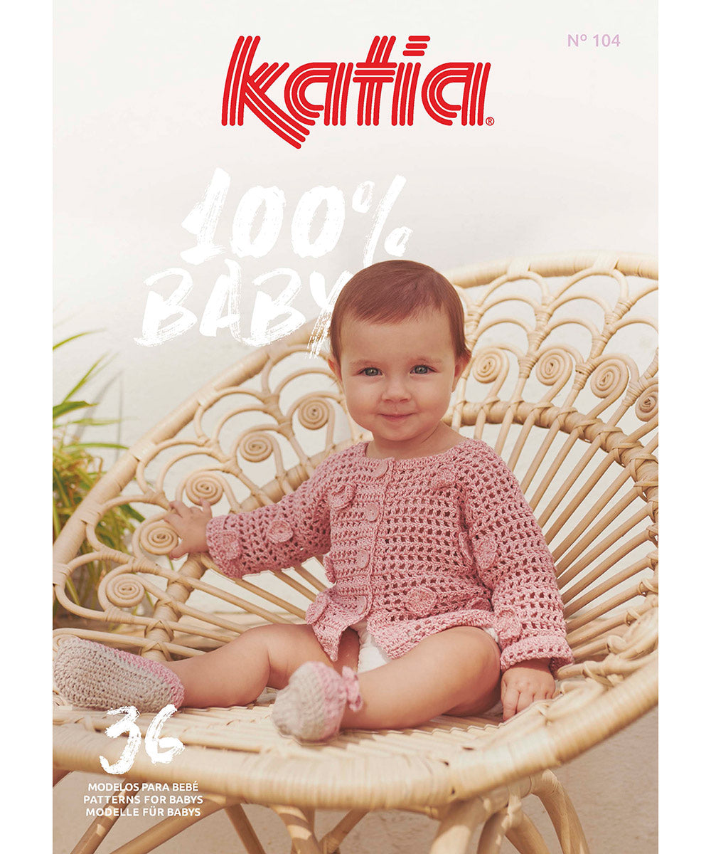 100% BABY Nr.104 Vasara / Pavasaris - šūšanas piegriežņu žurnāls, ENG