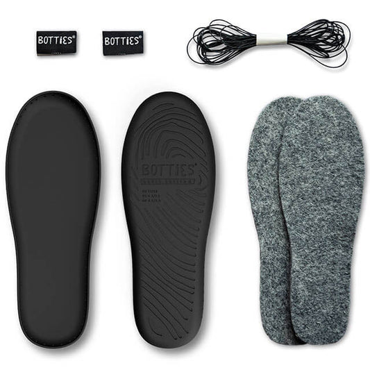 Botties soles for slippers, size 41-42, non-slip, elastic /KnitPro