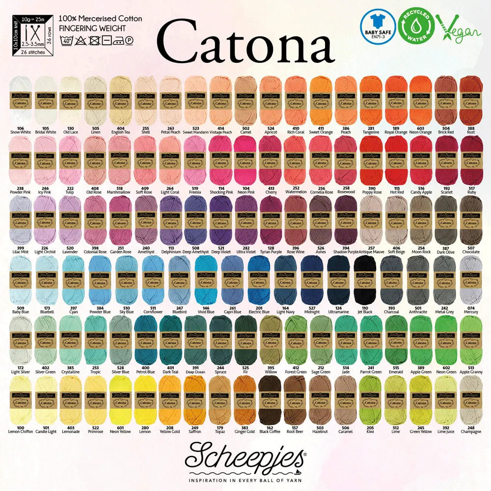 Catona /Scheepjes/ 50g #505 "Flax"