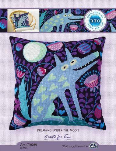 Pillow cover "Dream under the moon" - embroidery kit /RTO/ 40 x 40 cm