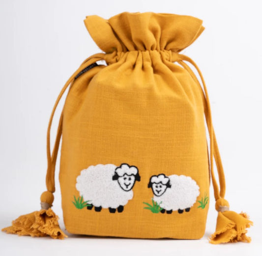 Drawstring bag MEADOW Lantern Moon /yellow /KnitPro