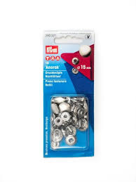 Snap buttons "Anorak" for outerwear, 15 mm, 10 pcs - oxidized black - refill set