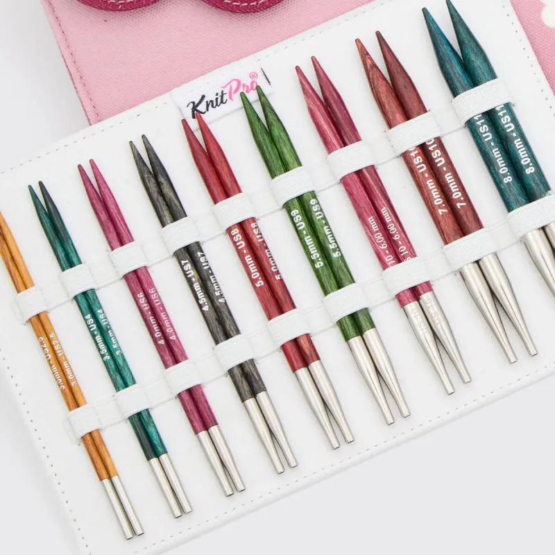 DREAMZ STARTER /13cm standard length interchangeable circular knitting needles set with cables /KnitPro/ 5 sizes
