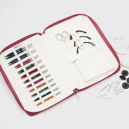DREAMZ REGAL /10 cm short interchangeable circular knitting needles set with cables /Knit Pro/ 11 sizes