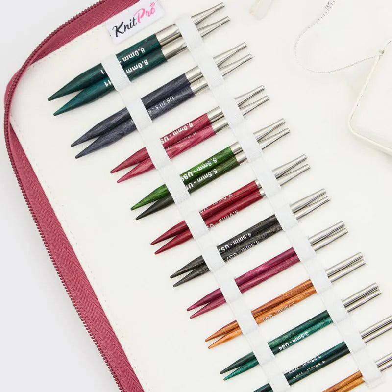 DREAMZ REGAL /10 cm short interchangeable circular knitting needles set with cables /Knit Pro/ 11 sizes