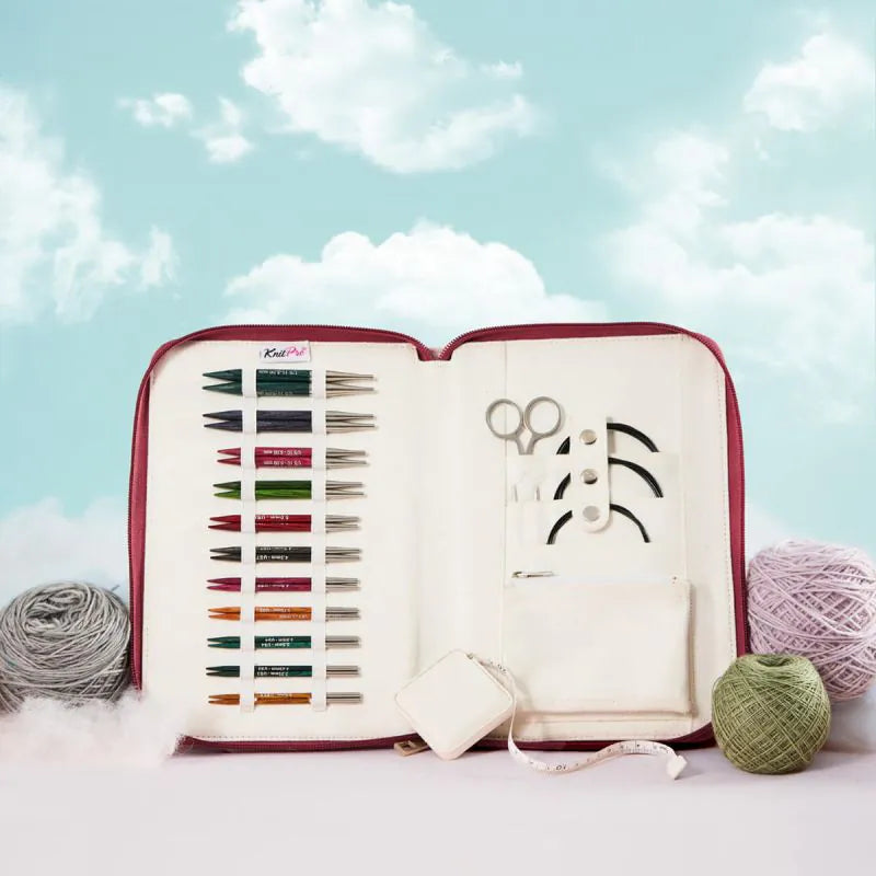 DREAMZ REGAL /10 cm short interchangeable circular knitting needles set with cables /Knit Pro/ 11 sizes