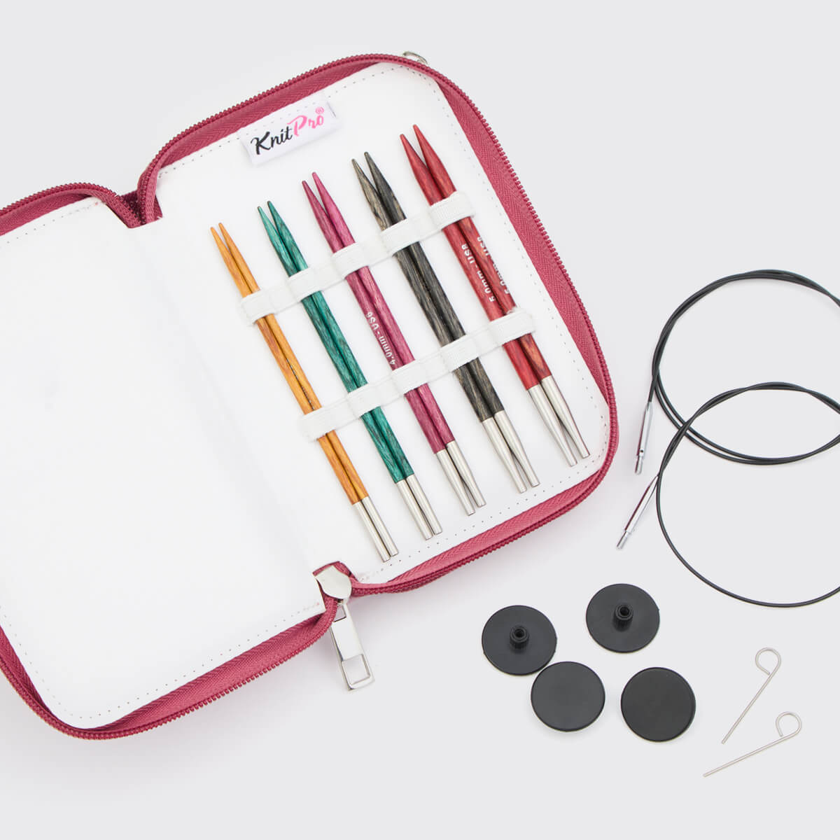 DREAMZ STARTER /13cm standard length interchangeable circular knitting needles set with cables /KnitPro/ 5 sizes