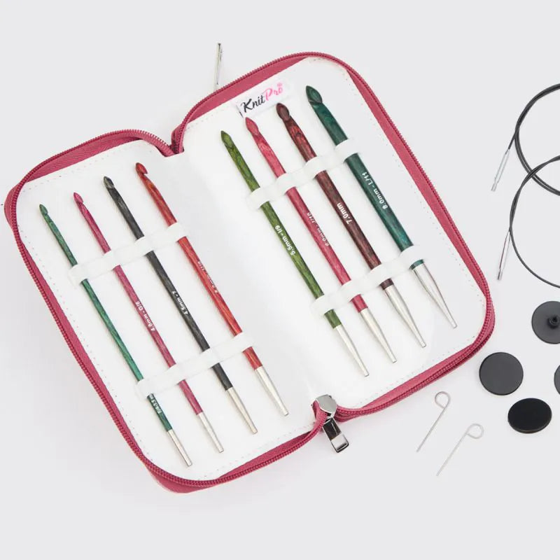 DREAMZ DELUX Tunisian crochet hook set /KnitPro/ 8 pairs