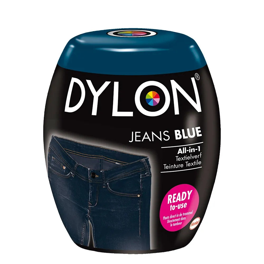 Krāsa tekstilam DYLON PODS /krāsošanai veļasmašīnā/ Džinsu zils