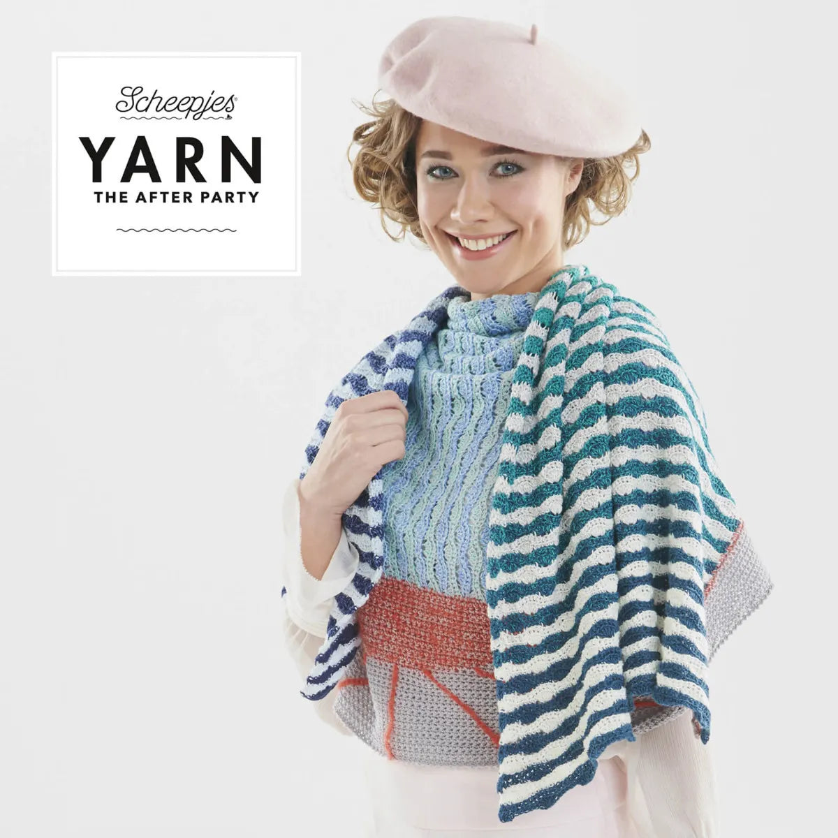 Scheepjes YARN The After Party Nr.30 - lakata šalles tamborēšanas pamācība "Alto Mare Wrap", ENG