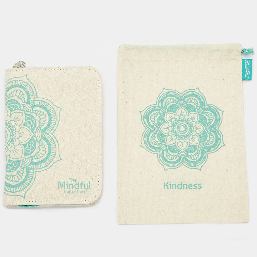 The Mindful Collection KINDNESS /10cm short interchangeable circular knitting needles set with cables /KnitPro/ 7 sizes