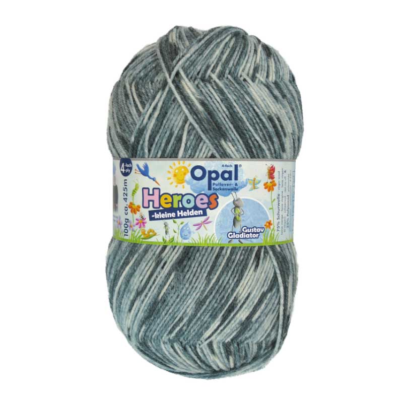 OPAL 4-diegu HEROES - Kleine HELDEN 100g #11543 "Gustavs Gladiators" IEROBEŽOTS IZLAIDUMS!