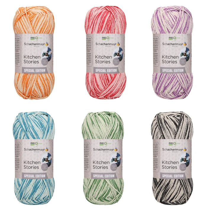 Kitchen Stories /Schachenmayr - Ierobežots izlaidums! / Krāsu izlases komplekts 6 x 100g