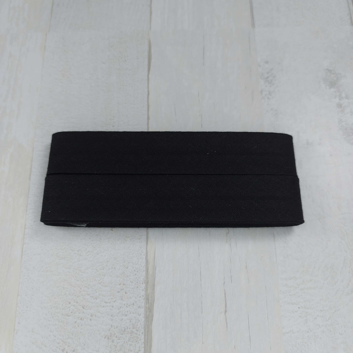 Cotton bias tape 40/20mm / 3.5 m / black