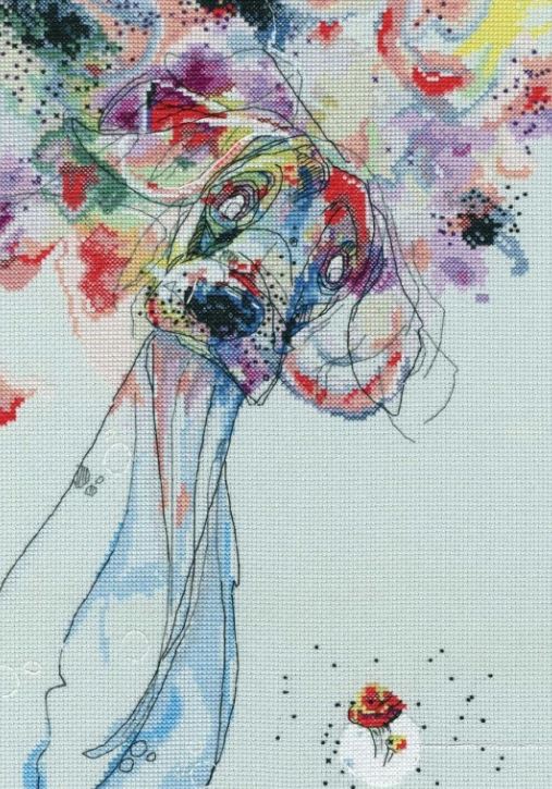 Colors Outside the Lines - embroidery kit /RTO/ 23 x 32.5 cm