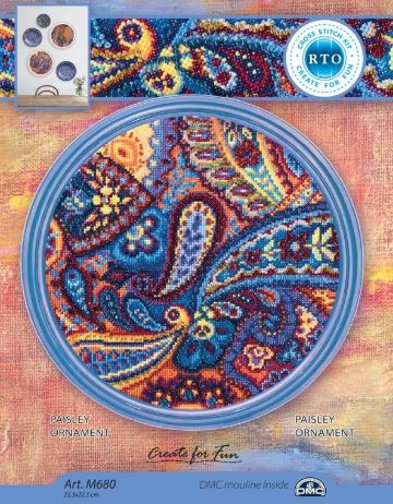 Ornament II - embroidery kit /RTO/ 22.5 x 22.5 cm