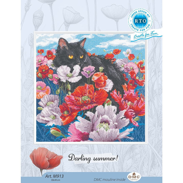 Dear Summer! - embroidery kit /RTO/ 30 x 30 cm