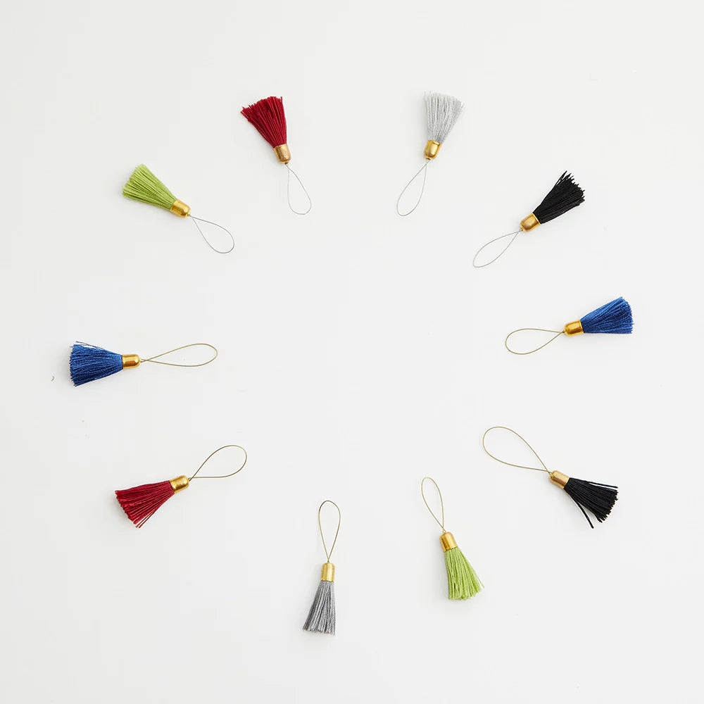 Circular stitch markers "Tassel", 10pcs. /KnitPro/ Lantern Moon