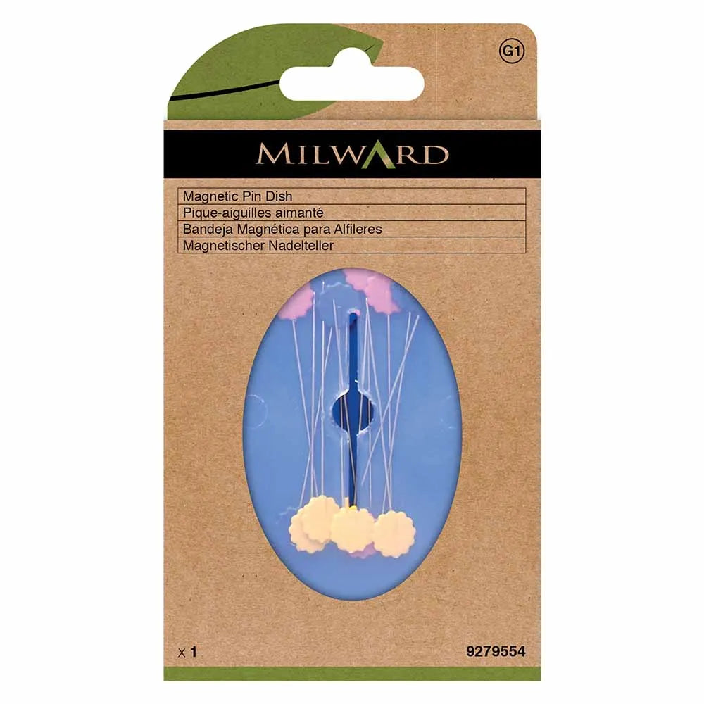 Magnētisks spilventiņš 10.2x7cm ar kniepadatām 9g. /Milward