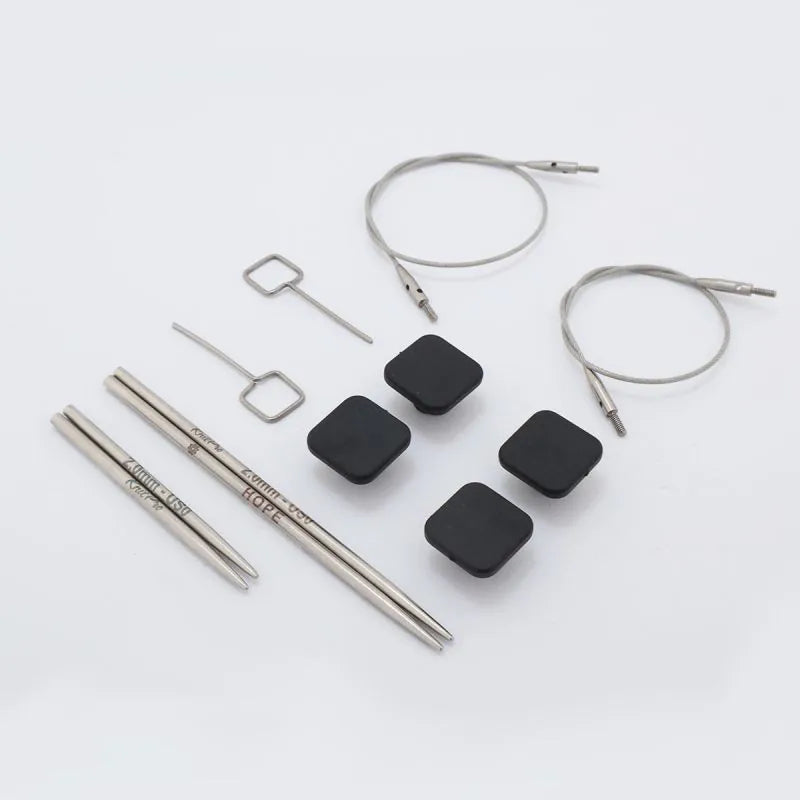 Mindful Collection PETITE COMBO 2.00mm /KnitPro/ Set of 2 Mini Tips + 2 Cables