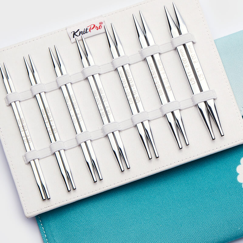 Nova Cubics DELUX /13cm standard length cubic interchangeable circular knitting needles set with cables /Knit Pro/ 7 sizes