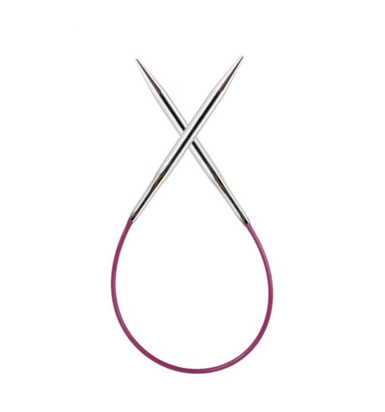 Nova misiņa Apļa adāmadatas 25cm / KnitPro