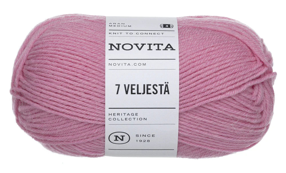 7 Brothers - 7 Veljestä /NOVITA/ 8-diegu biezuma zeķu dzija 100g #510 "Karamele"