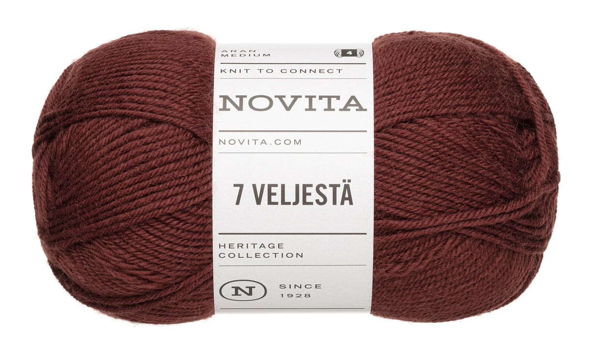 7 Brothers - 7 Veljestä /NOVITA/ 8-diegu biezuma zeķu dzija 100g #651 "Katanis"