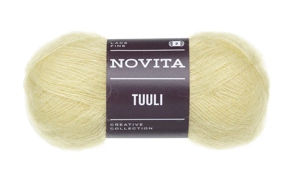 Tuuli /NOVITA/ 25g #205 "Gaiši dzeltens"